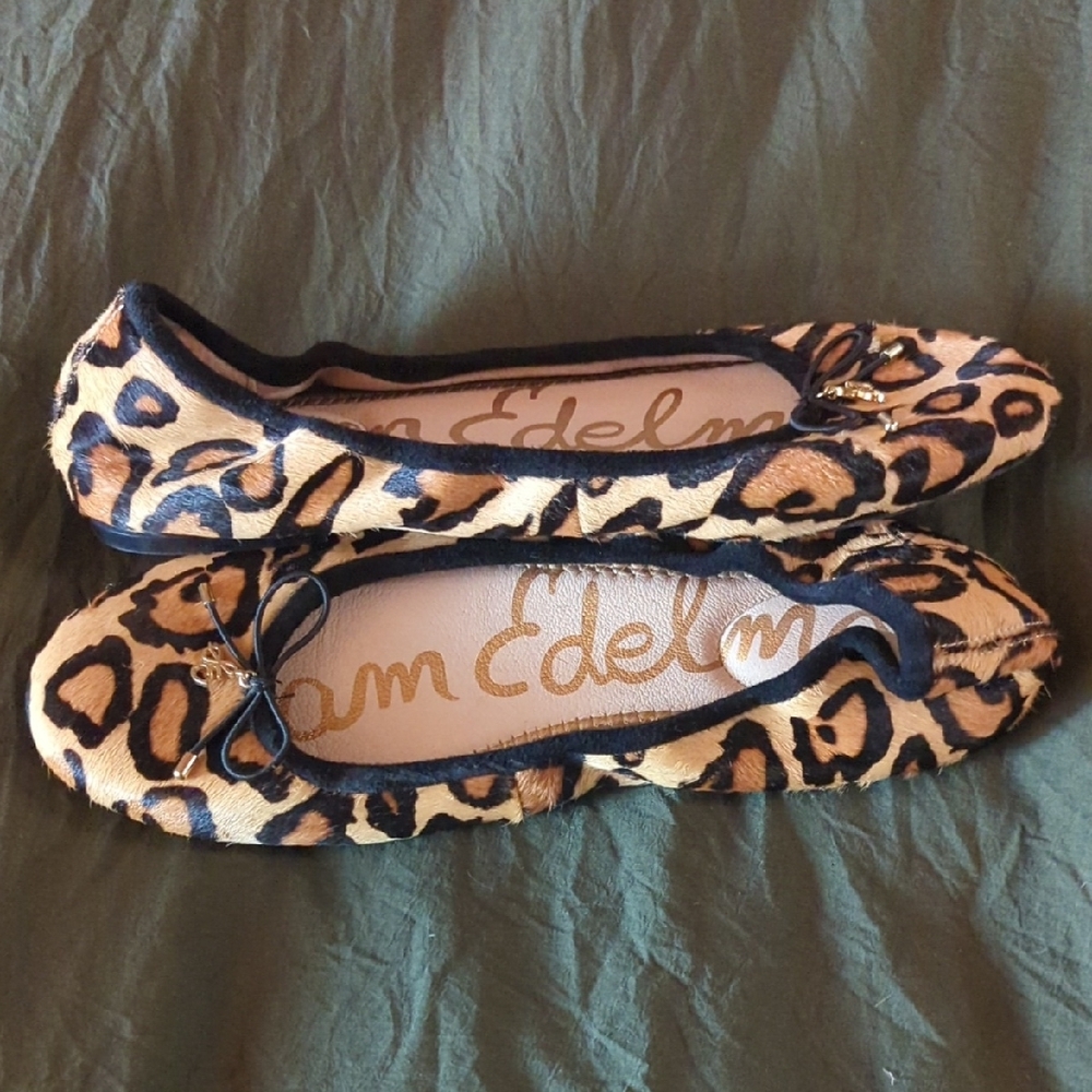 Sam Edelman Animal Print Ballet Flats - Picture 4 of 4